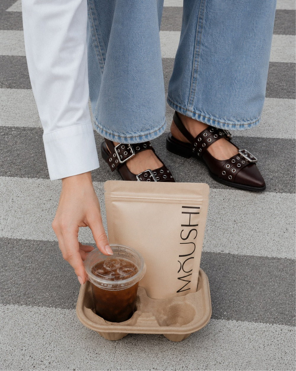 Doypack Not Coffee en voyage
